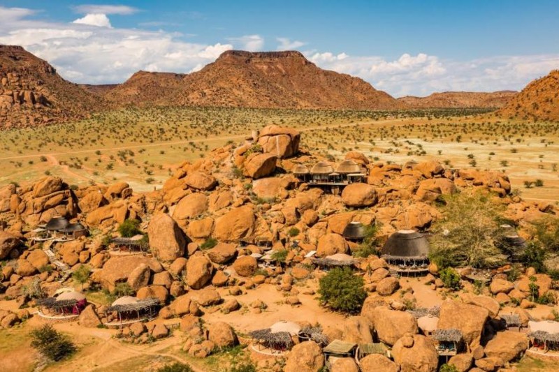 Et utroligt landskab i ørkenen