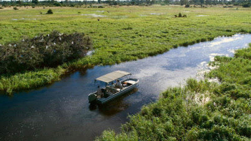 Udforsk Botswana med båd!