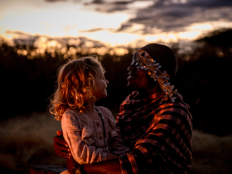 Familiesafari med masaibes&oslash;g