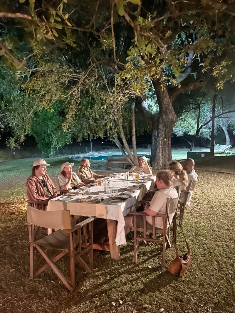 En aften i Sydafrika